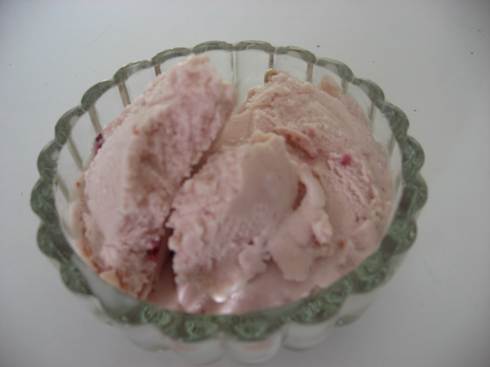 The Peacock Press Homemade Raspberry Ice Cream