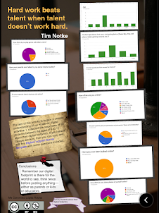 Survey students digital footprint results