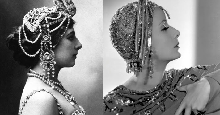 INTO THE FASHION INSPIRATION Mata  Hari  1910 Greta 