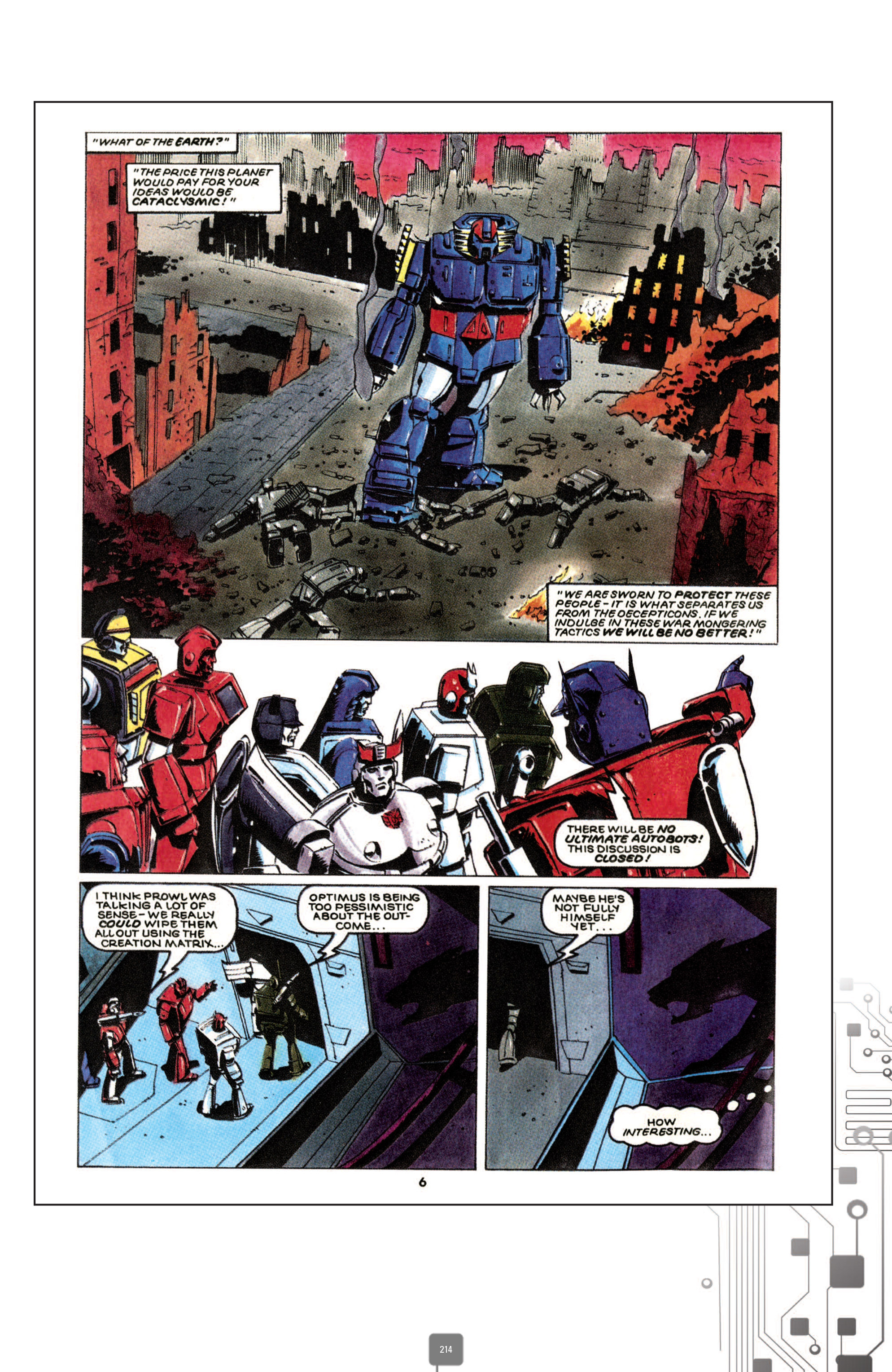 Read online The Transformers Classics UK comic -  Issue # TPB 1 - 215
