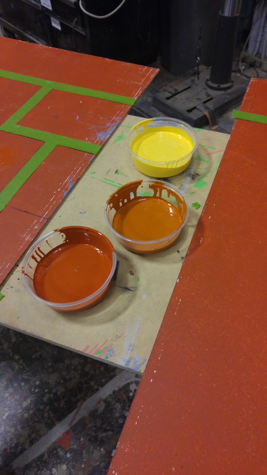 brick and quoin faux painting with dentals