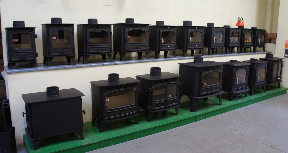 Hunter Herald 8 Slimline Stoves Wood Burning and Multi Fuel from