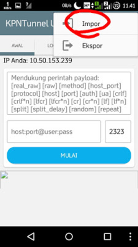 download config kpn tunnel