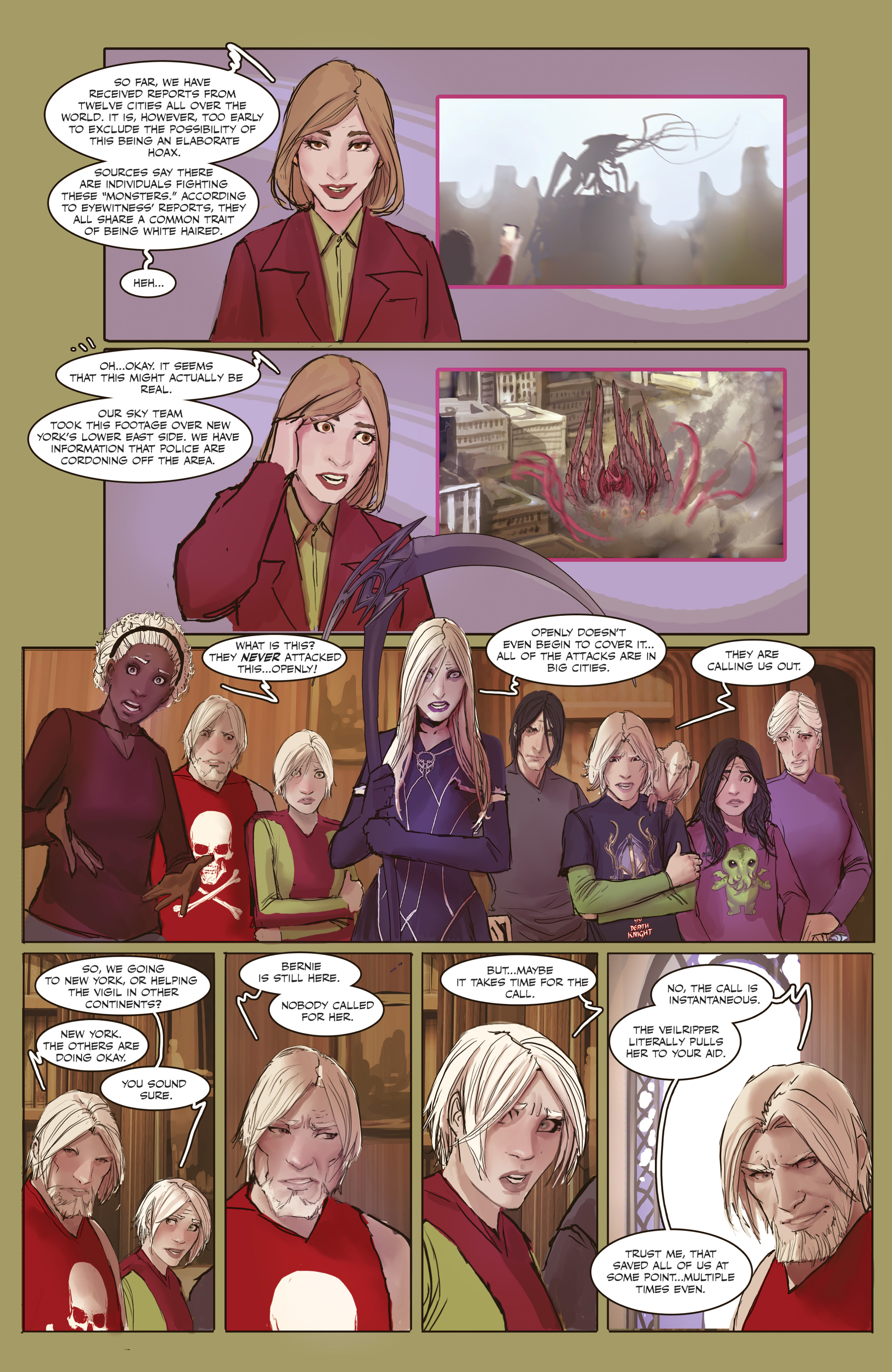 Read online Death Vigil comic -  Issue #5 - 17