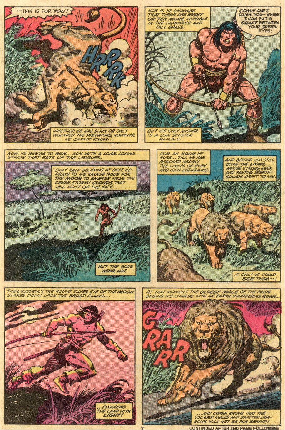 Read online Conan the Barbarian (1970) comic -  Issue #105 - 7