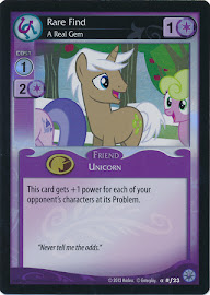 My Little Pony Rare Find, A Real Gem Premiere CCG Card