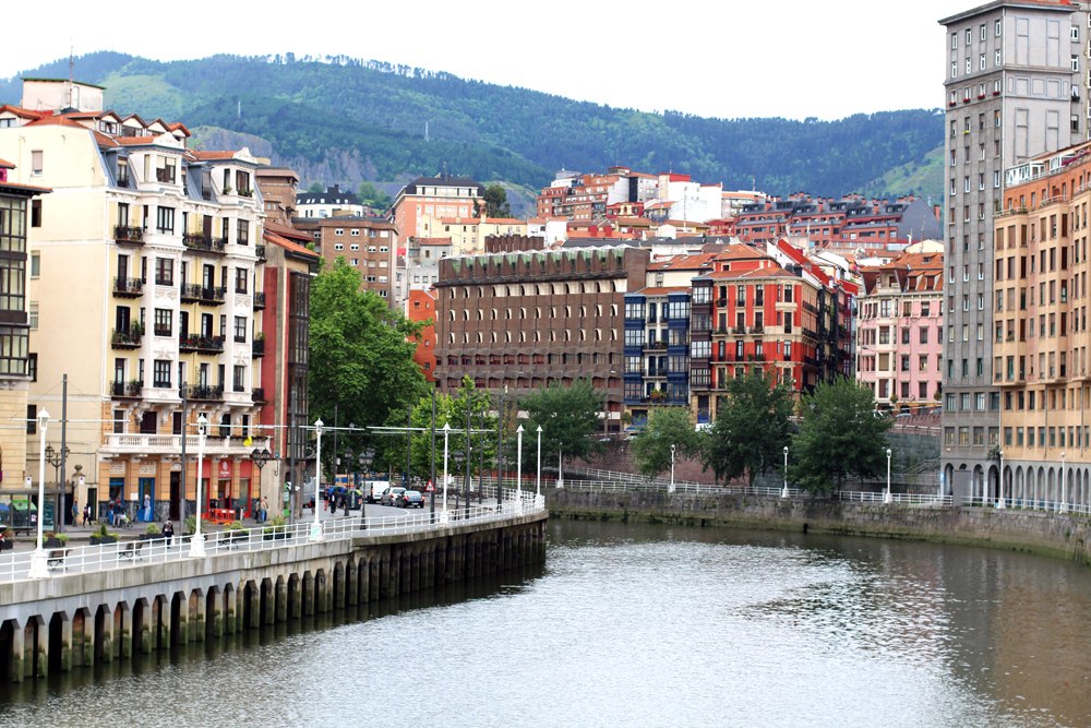 The river in Bilbao, Spain - London travel blog