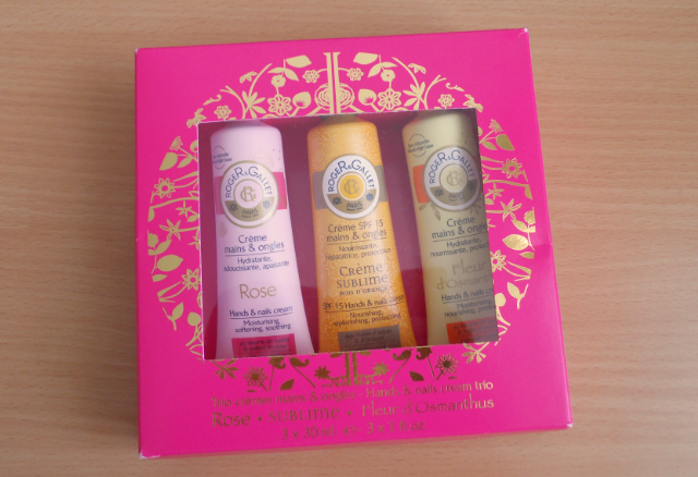 Roger and gallet hand and nail cream trio