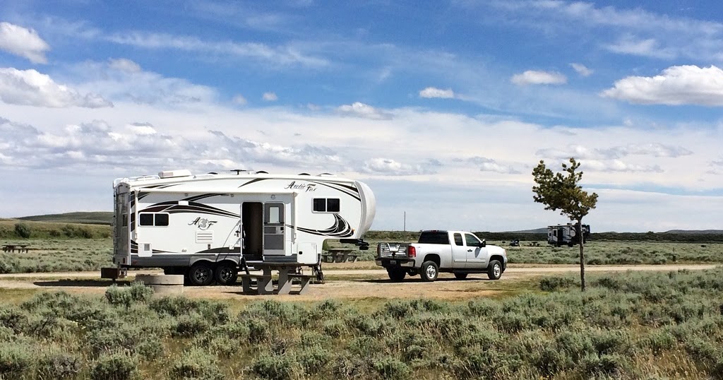 We are off to...... Warren Bridge Campground, Pinedale, WY and Wind