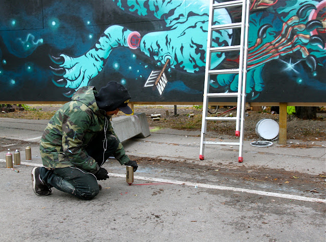 Nychos x DXTR New Mural In Copenhagen, Denmark — image 13