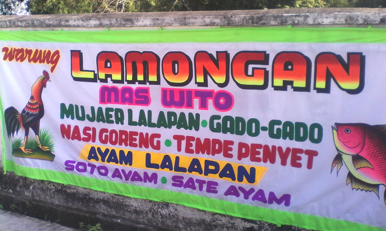 Gambar Spanduk Warung Lalapan gambar contoh banners