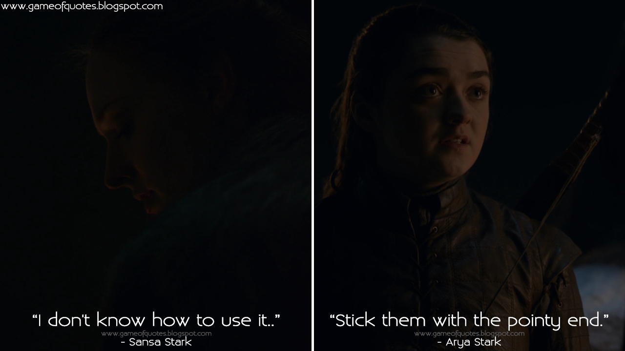 stick them with the pointy end stick them with the pointy end