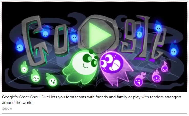 Google Doodle Scares Up The Addictive Multiplayer Game For Halloween