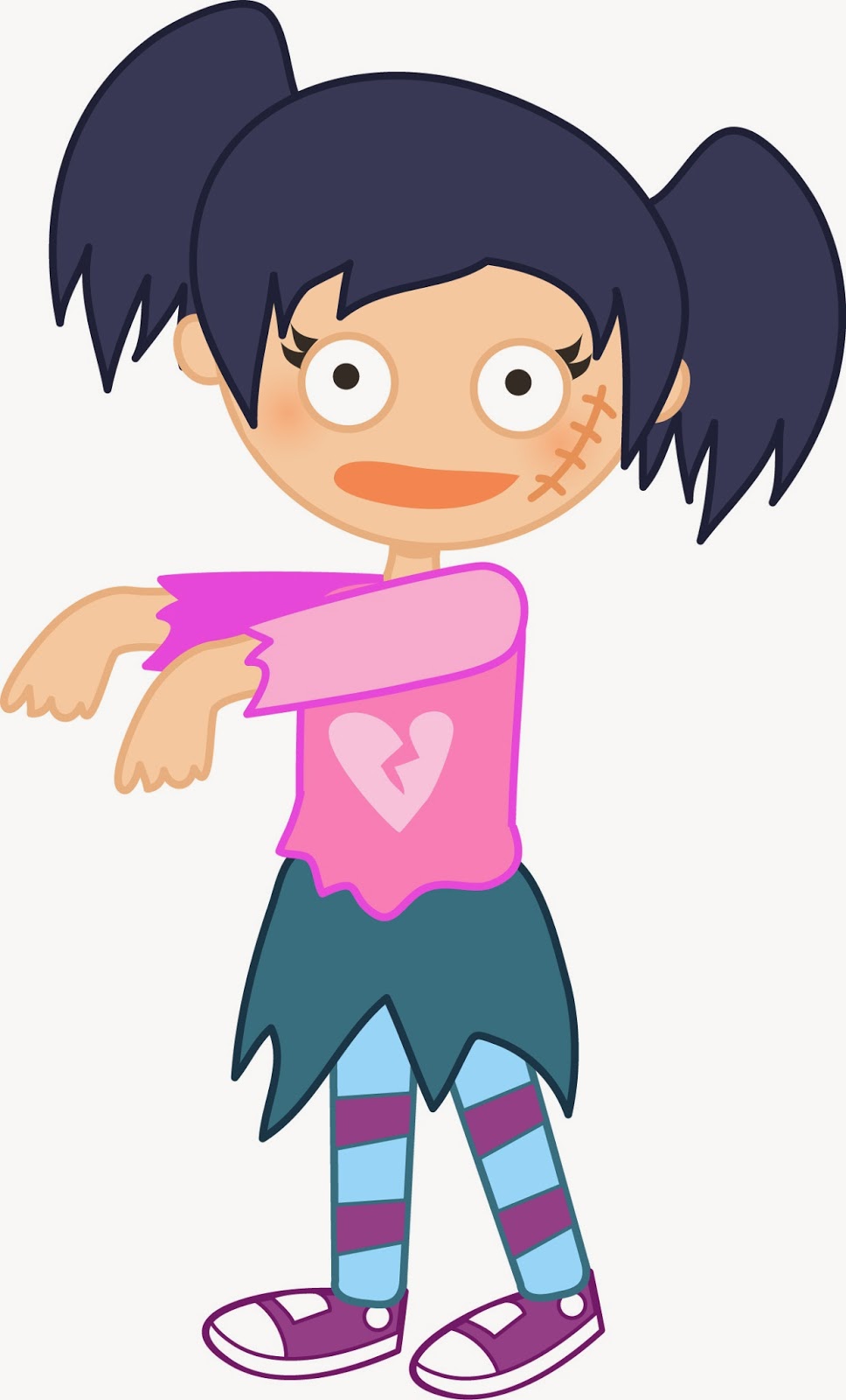 girl zombie clipart - photo #2