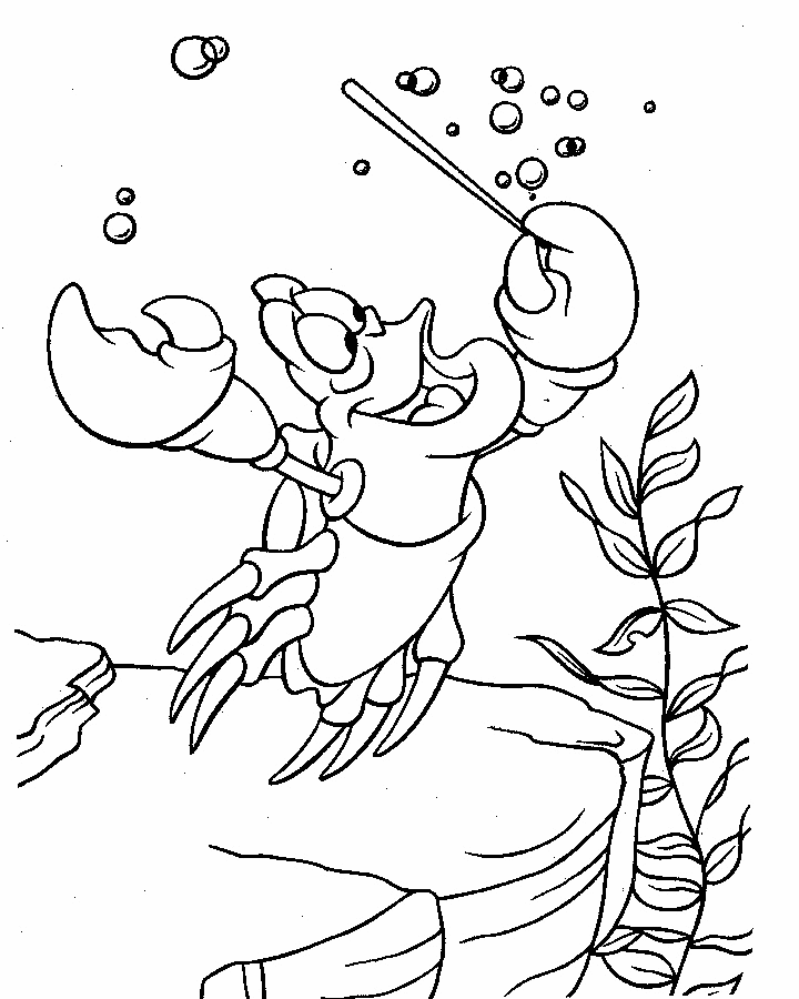 Disney Princess Mermaid Coloring Pages