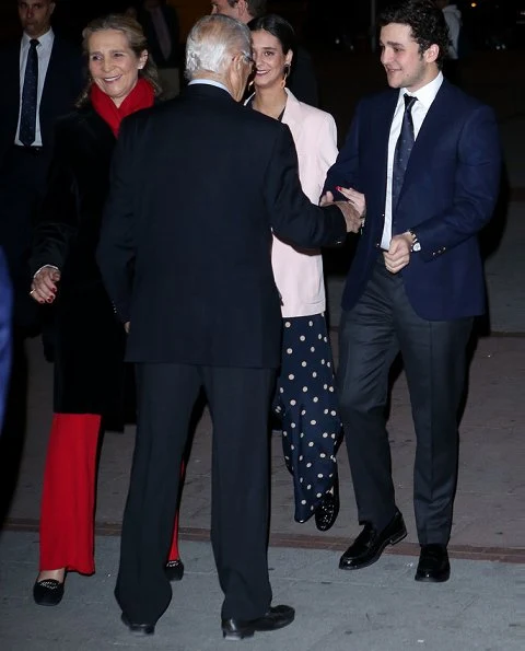 King Juan Carlos, Infanta Elena, Victoria Federica de Marichalar and Felipe Juan Froilan de Marichalar
