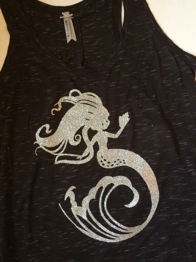real girl s realm iron on mermaid shirt a cricut make it now project