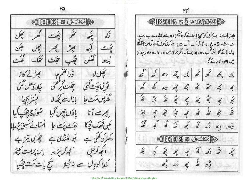 Lesson NO 7 of Urdu Qaida Step By Step With Images Urdu Qaida Learn Online Step By Step