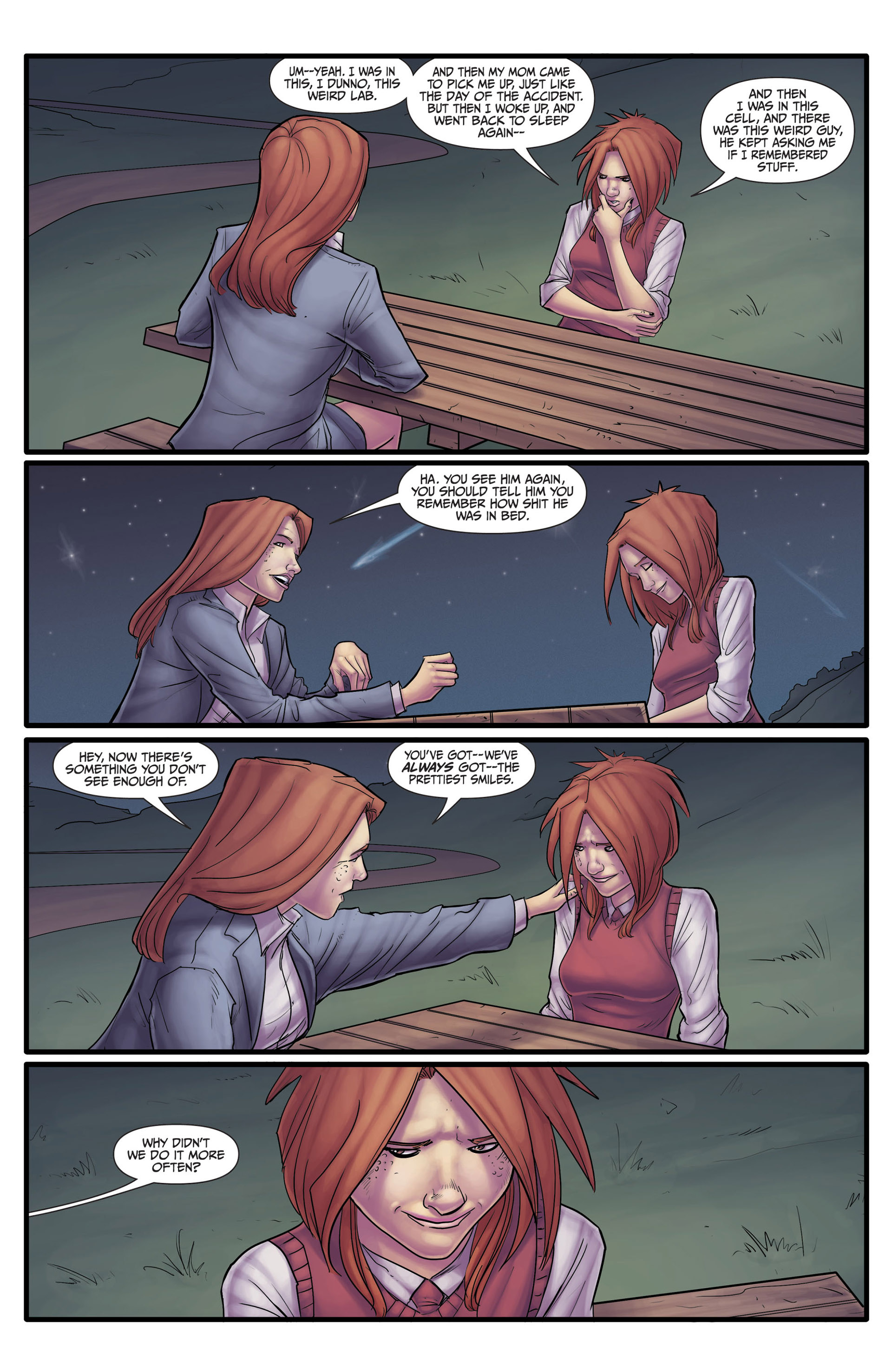 Read online Morning Glories comic -  Issue #10 - 29