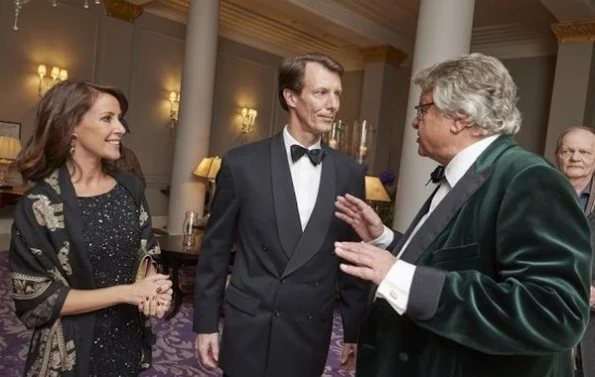 Prince Joachim of Denmark and his wife Princess Marie attended a charity dinner held for the benefit of families with cancer patient children at Hotel d'Angleterre