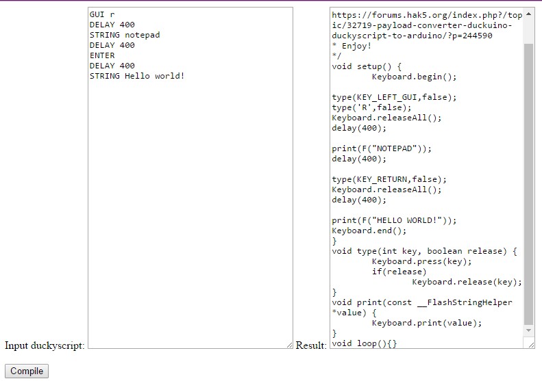 Just Tech Stuff DIY USB Rubber Ducky (using arduino/teensy)