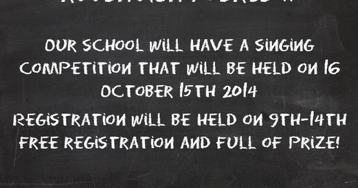 Contoh Announcement Text Dalam Bahasa Inggris Di Sekolah