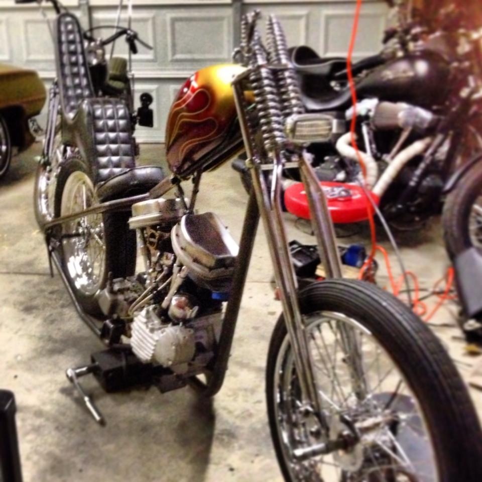 chopper motorcycle seats