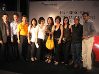 A group photo of members of Hap Seng Star