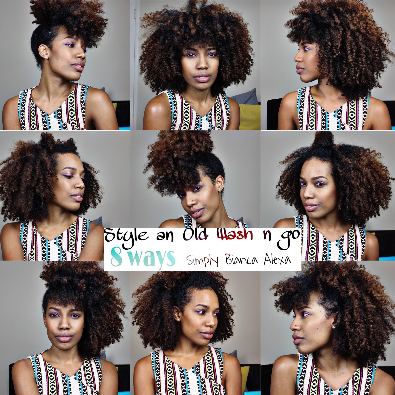 8 ways to style your old wash & go! | curlynikki | natural hair care