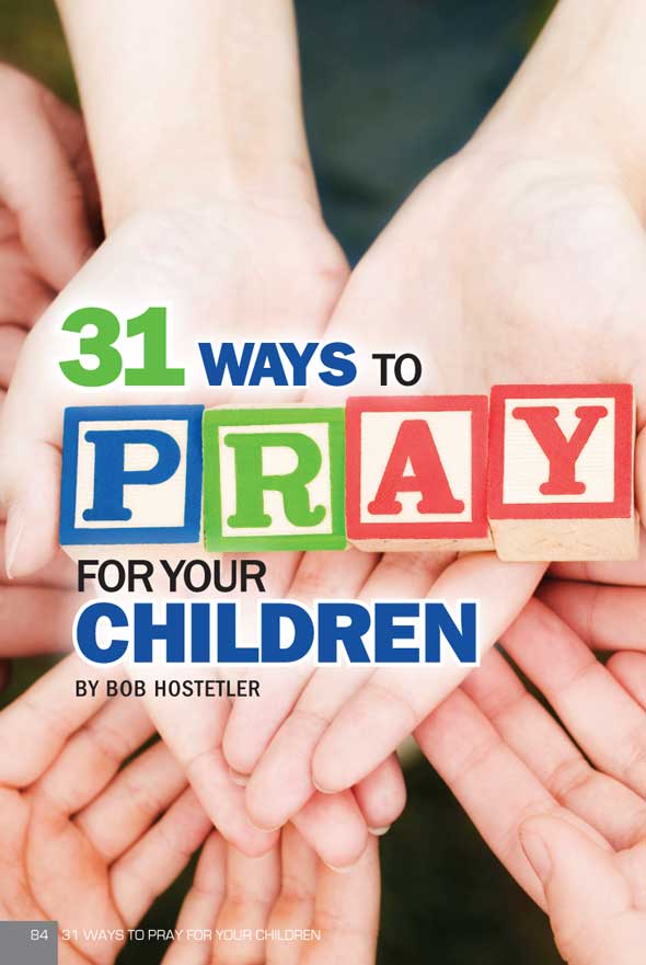 31 ways to pray for Children