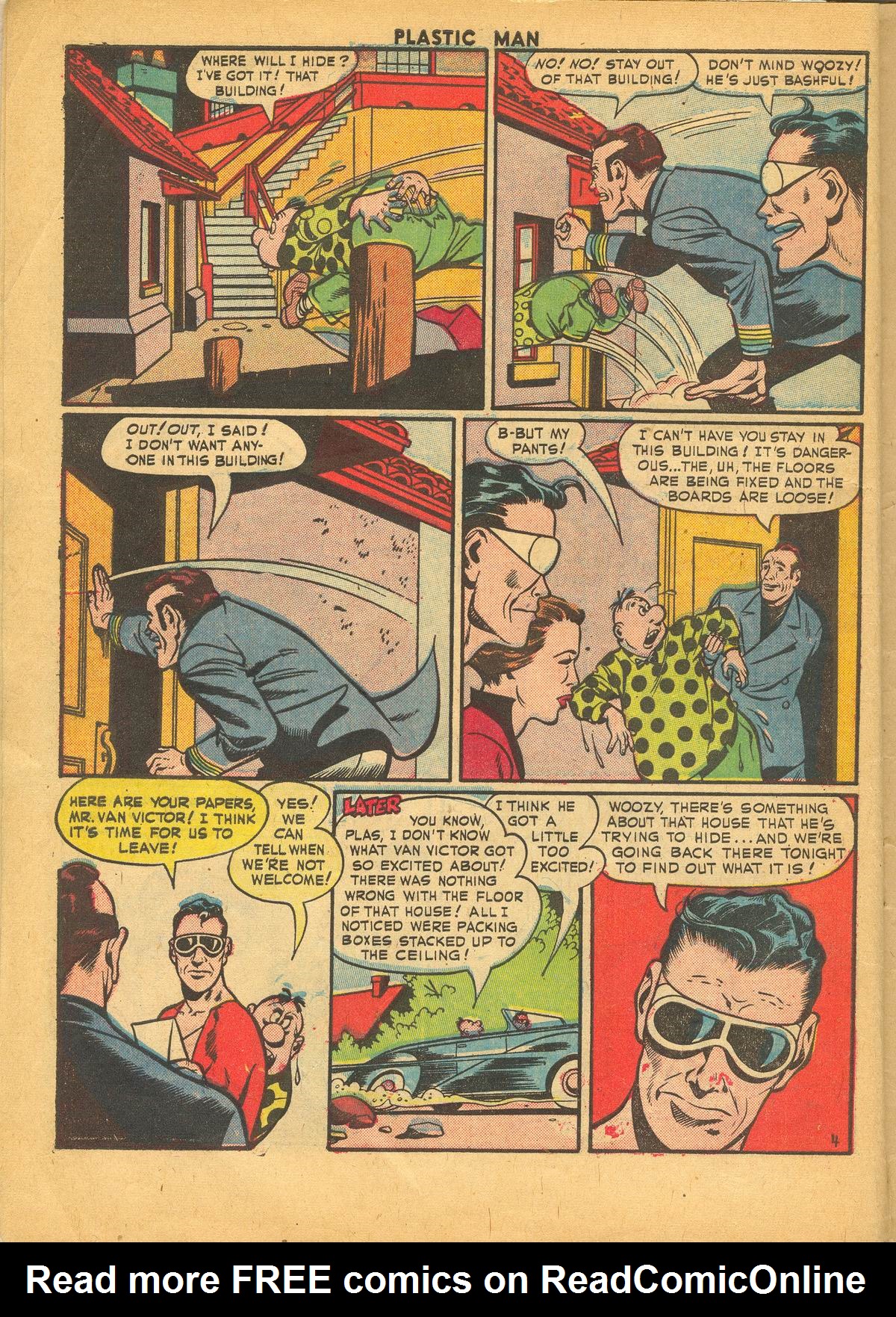 Read online Plastic Man (1943) comic -  Issue #34 - 6