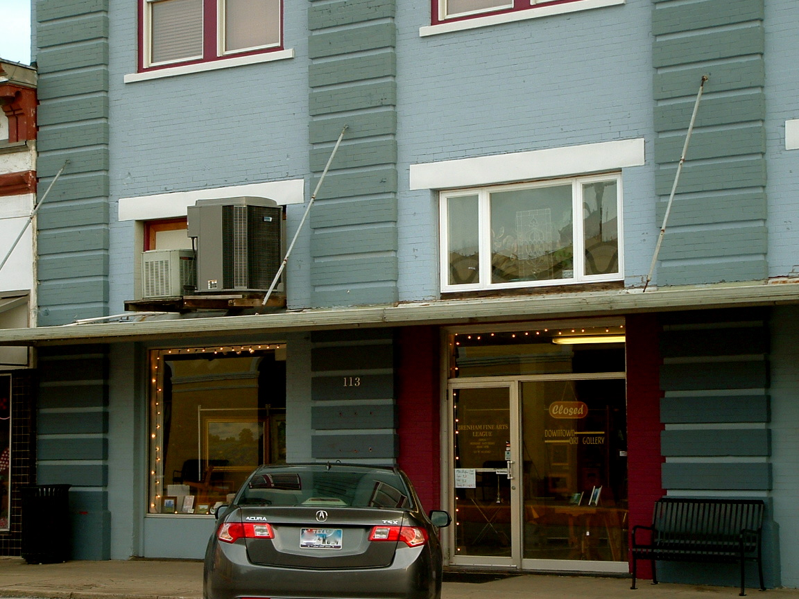 The Brenham House Downtown Art Gallery in Brenham, Texas