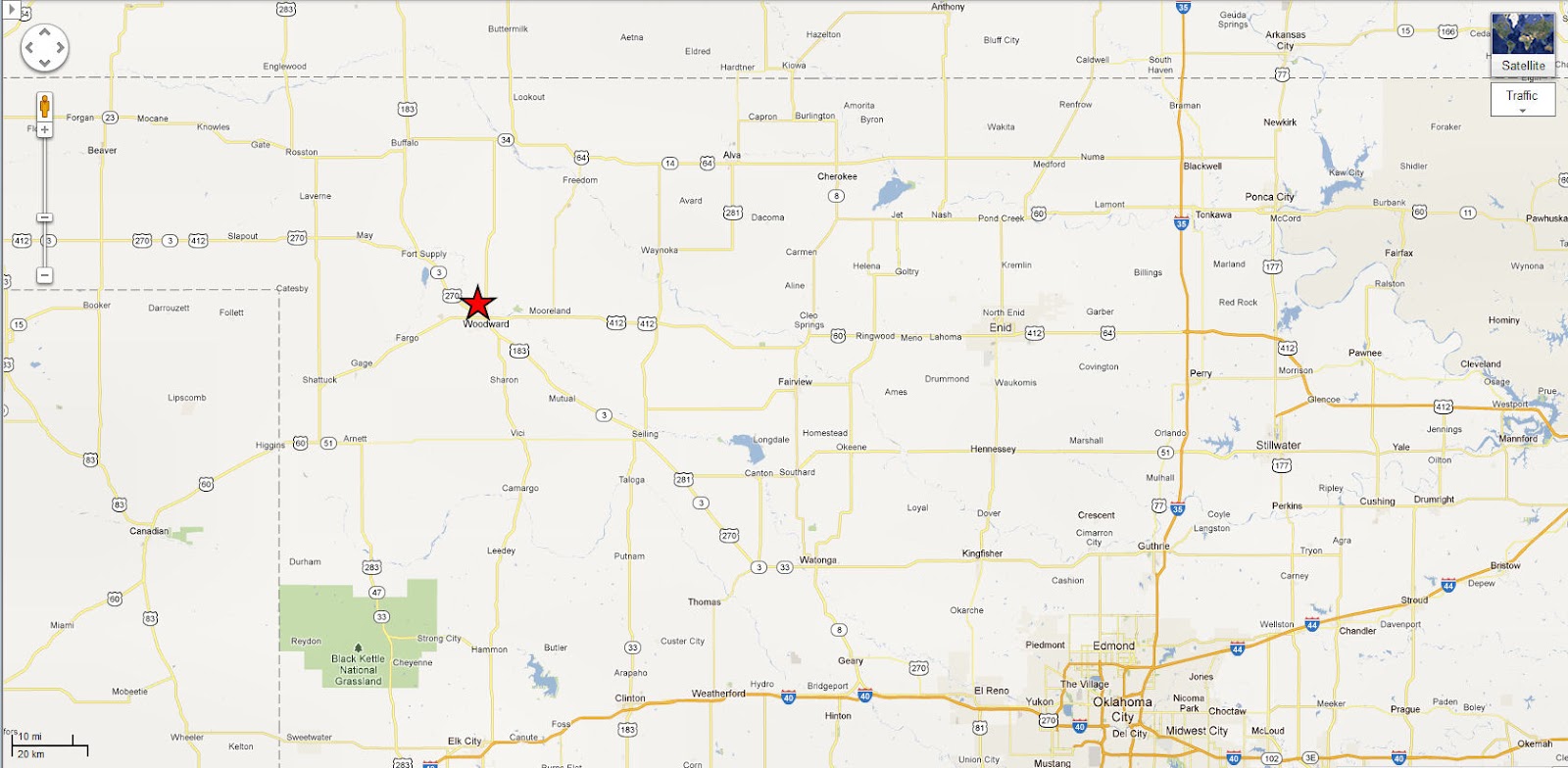 Capt. Spaulding's World Tornado Strikes Woodward OK Early Sunday