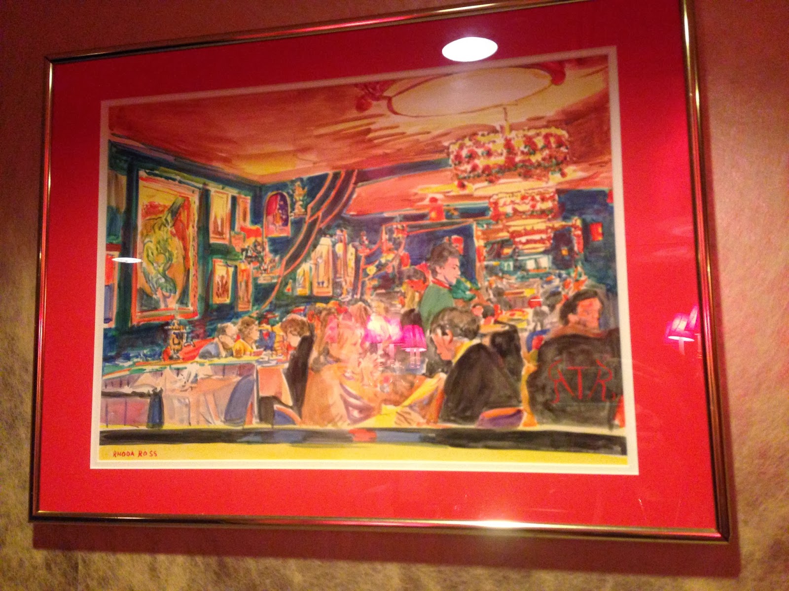 art in the Russian Tea Room art in the Russian Tea Room