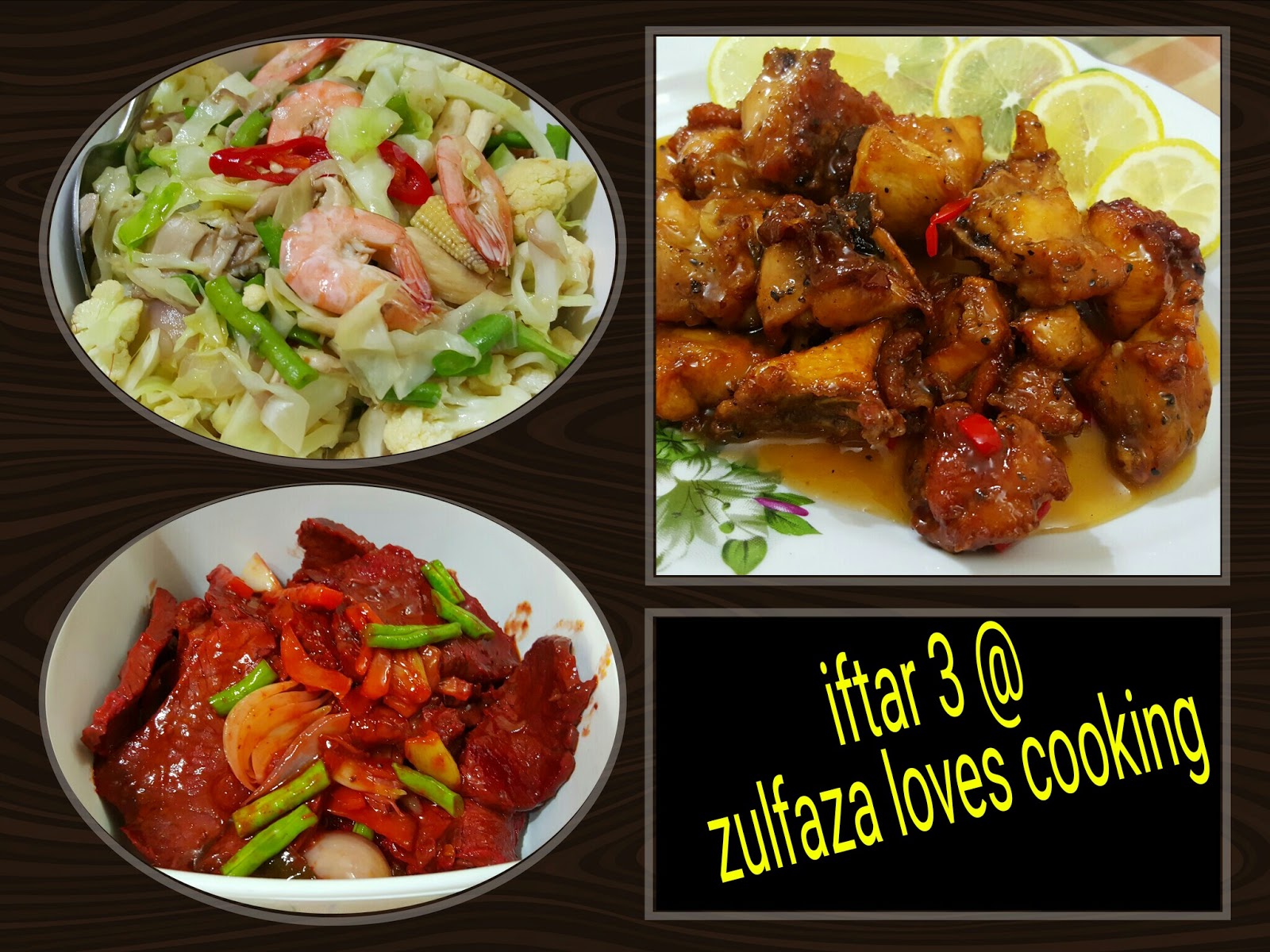 ZULFAZA LOVES COOKING: Iftar 3 : Daging masak merah ala 