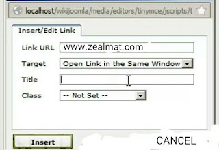 Joomla setup Image