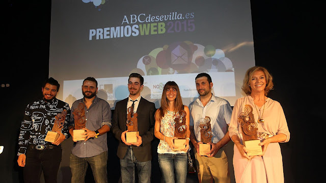 Premios Web 2015 ABC de Sevilla, premiados