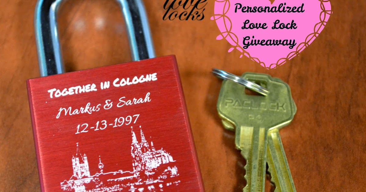 Coupon Savvy Sarah Personalized Love Lock Valentine's Day Giveaway