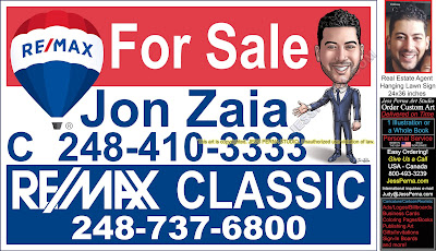 RE/MAX For Sale Agent Yard Signs