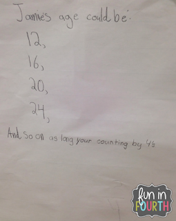 Using multiples to solve a fractions word problem