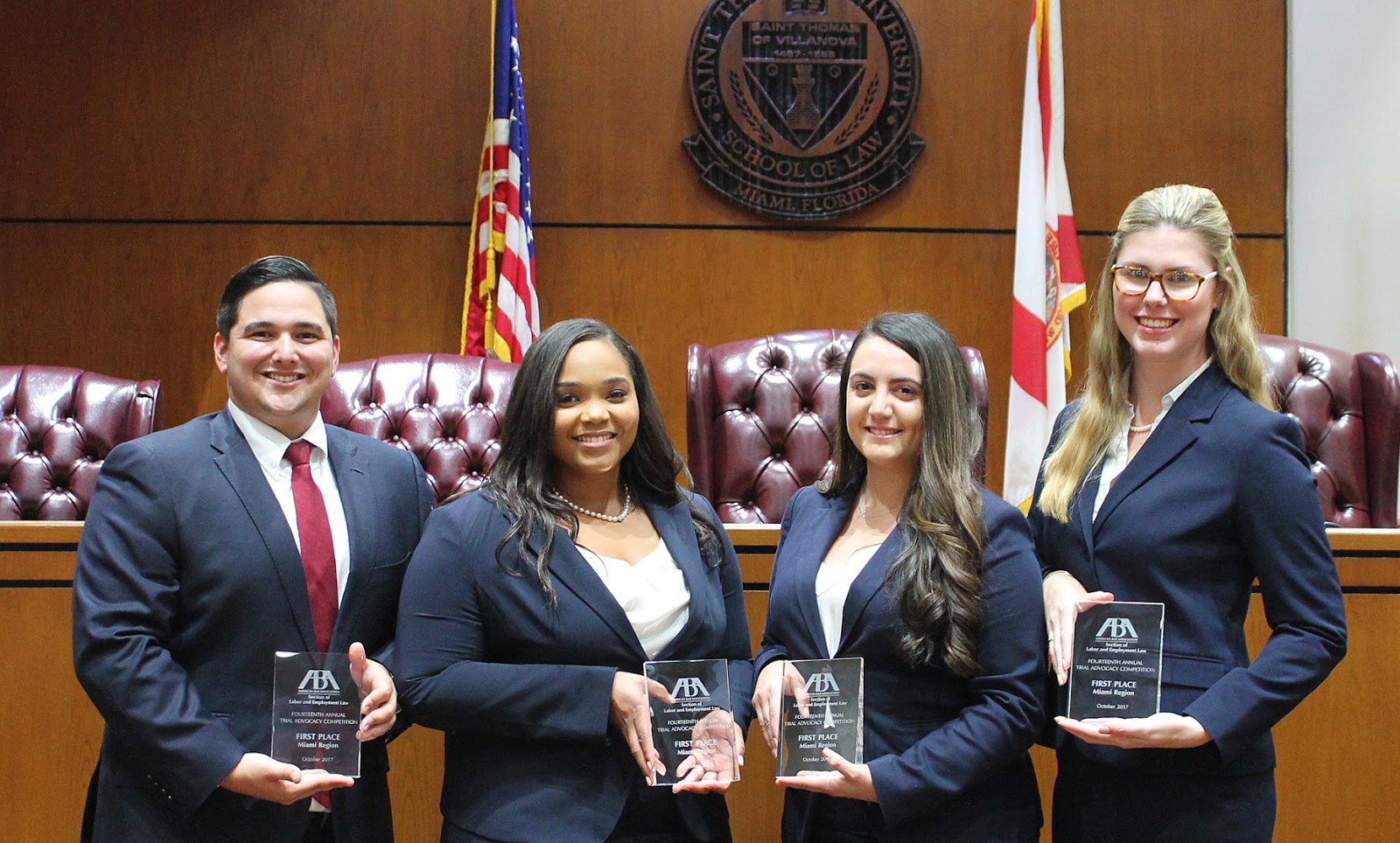St. Thomas University School of Law: St. Thomas Law Trial Team Wins ABA  Labor and Employment Law Regional Mock Trial Competition