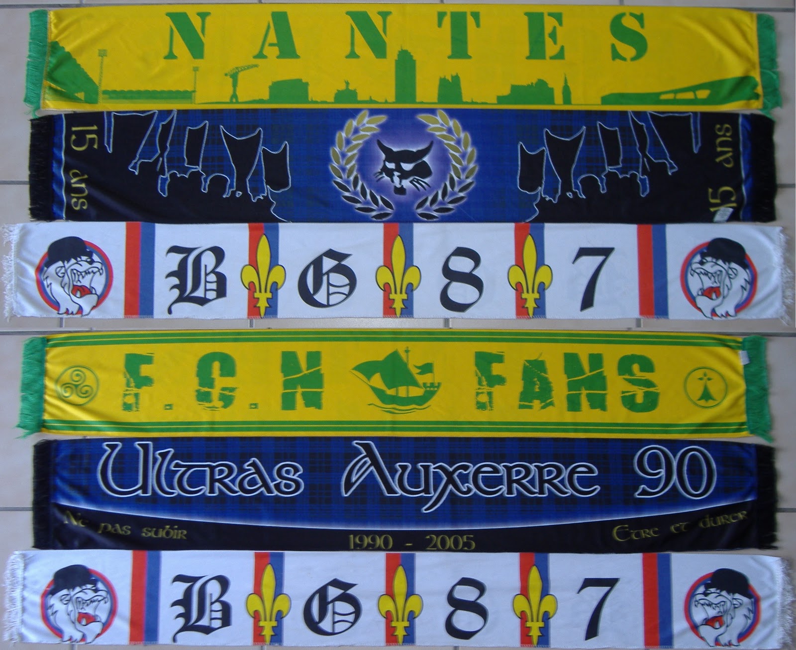 Écharpe Supporter RC Lens - Finale St Denis 29/03/2008
