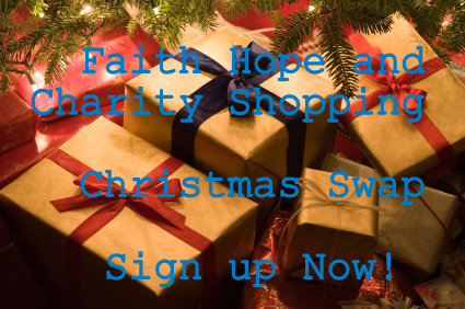 Faith Hope and Charity Shopping Christmas Swap