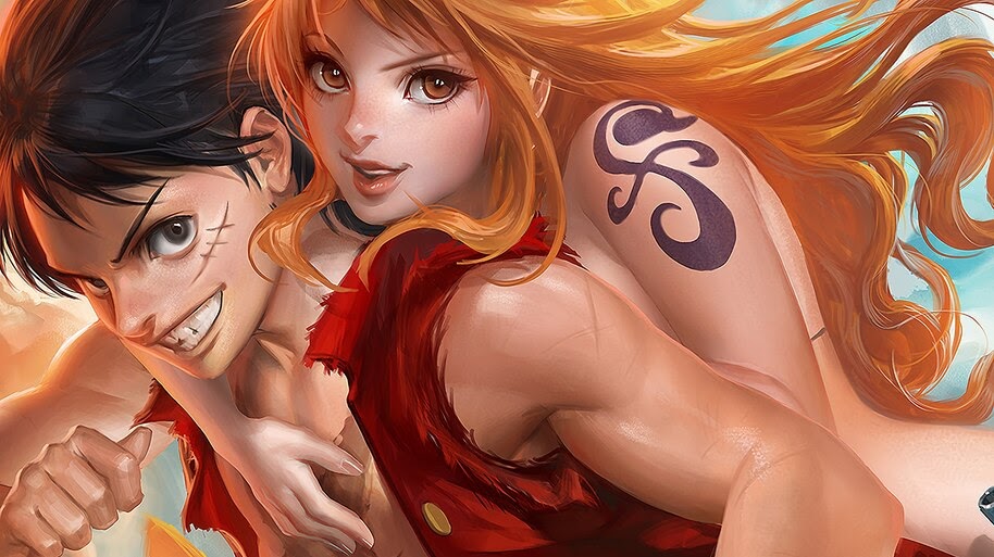 Luffy, Nami, One Piece, 4K, #6.110 Wallpaper