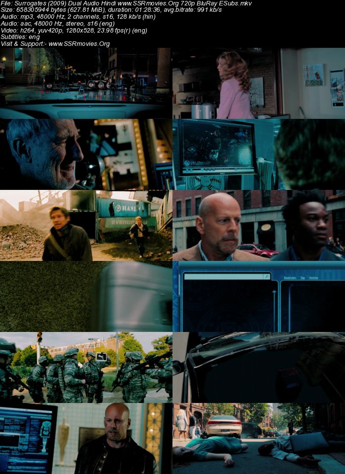 Surrogates (2009) Dual Audio Hindi 720p BluRay