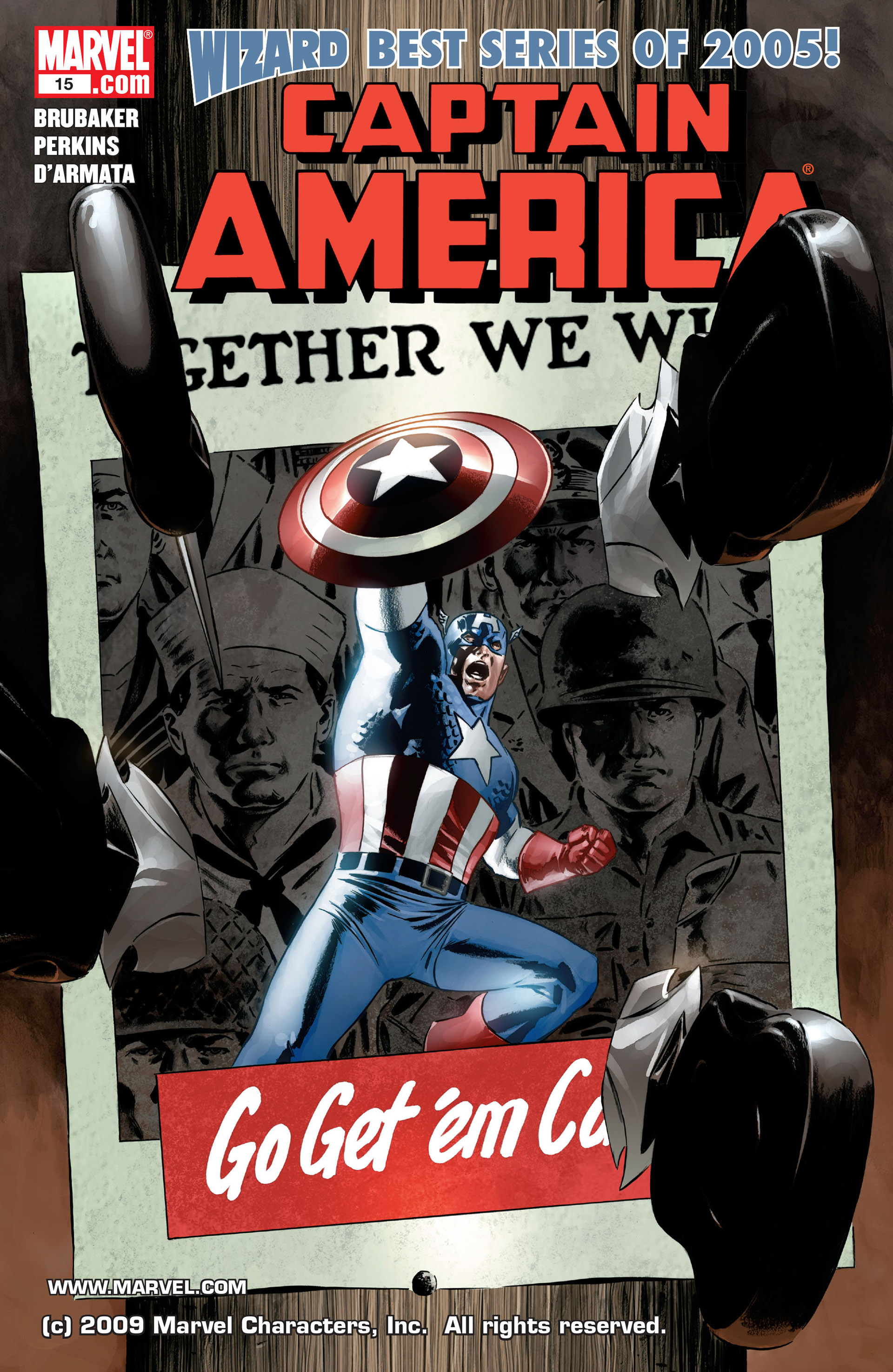 Read online Captain America (2005) comic -  Issue #15 - 1