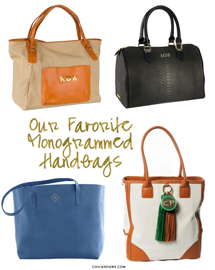Chic and Awe: Monogrammed Handbags