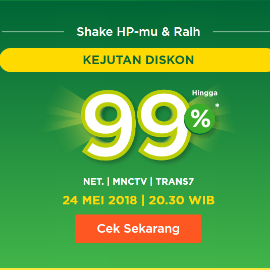 Ada Diskon 99% di Ramadhan Ekstra Tokopedia