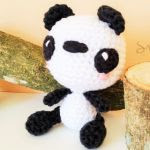 patron gratis oso panda  amigurumi | free pattern amigurumi panda bear 