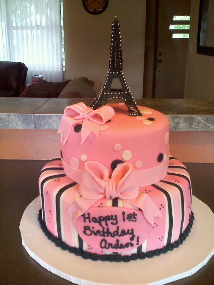 Edee's Custom Cakes Eiffel Tower Birthday